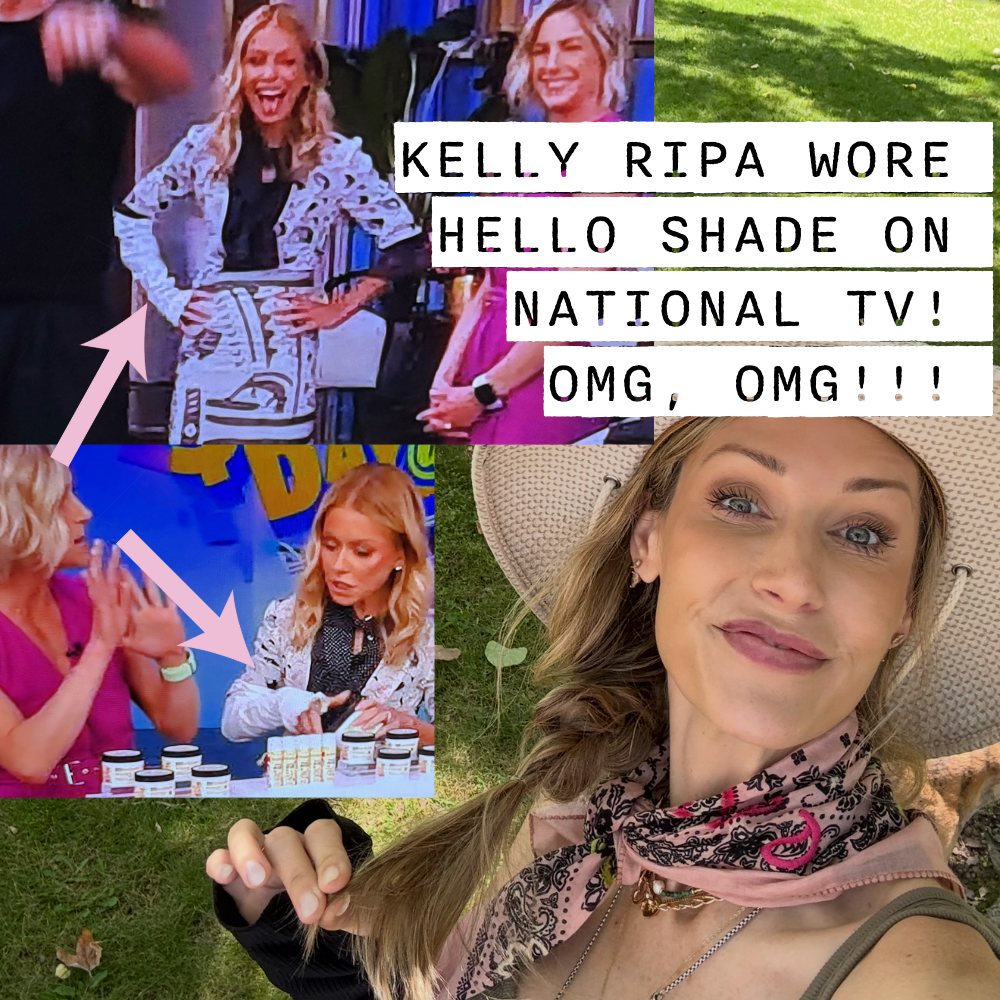 Kelly Ripa Wore Our Sleeves On National TV!!!