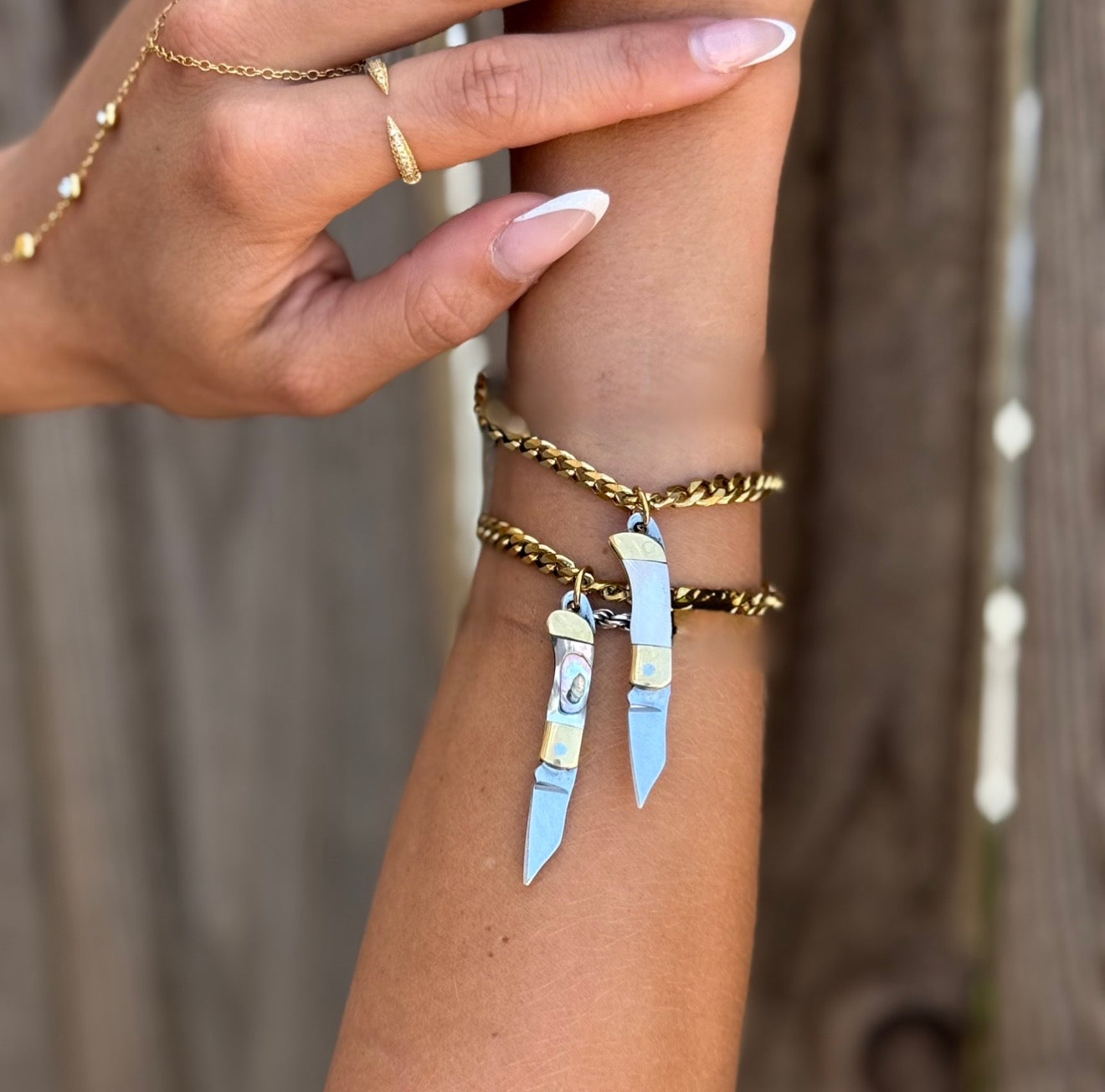 The Knife Bracelet/Bag Charm