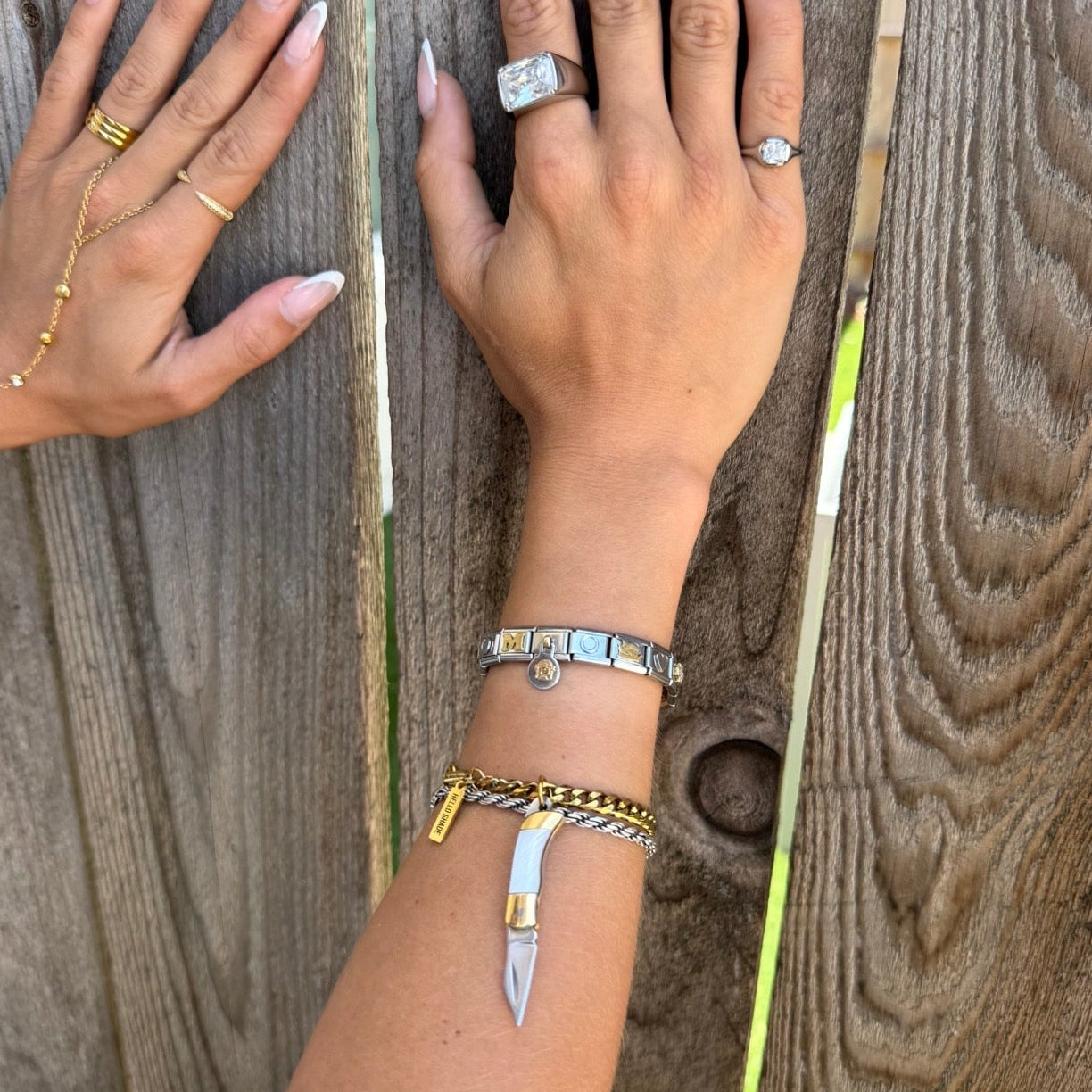 The Knife Bracelet/Bag Charm