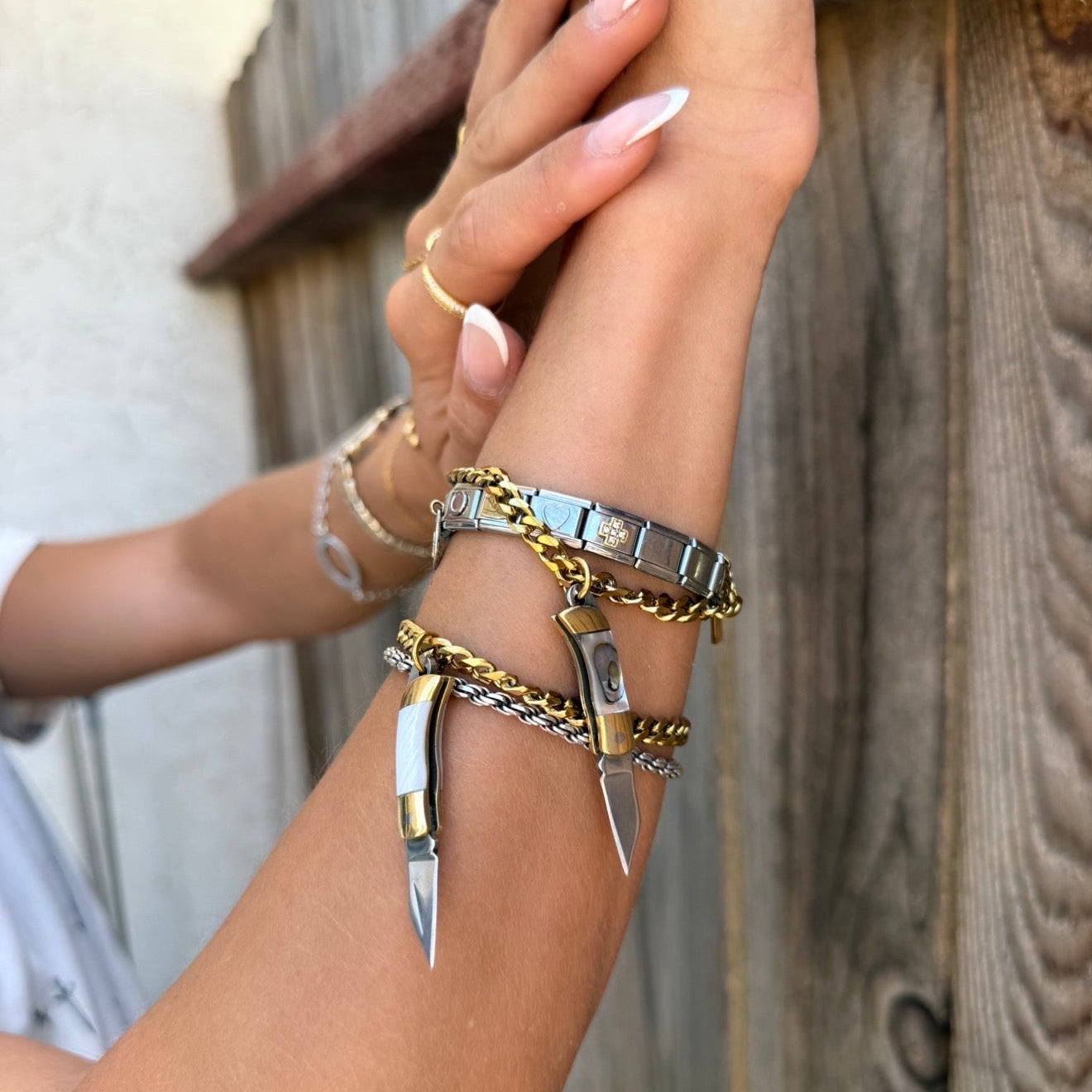 The Knife Bracelet/Bag Charm