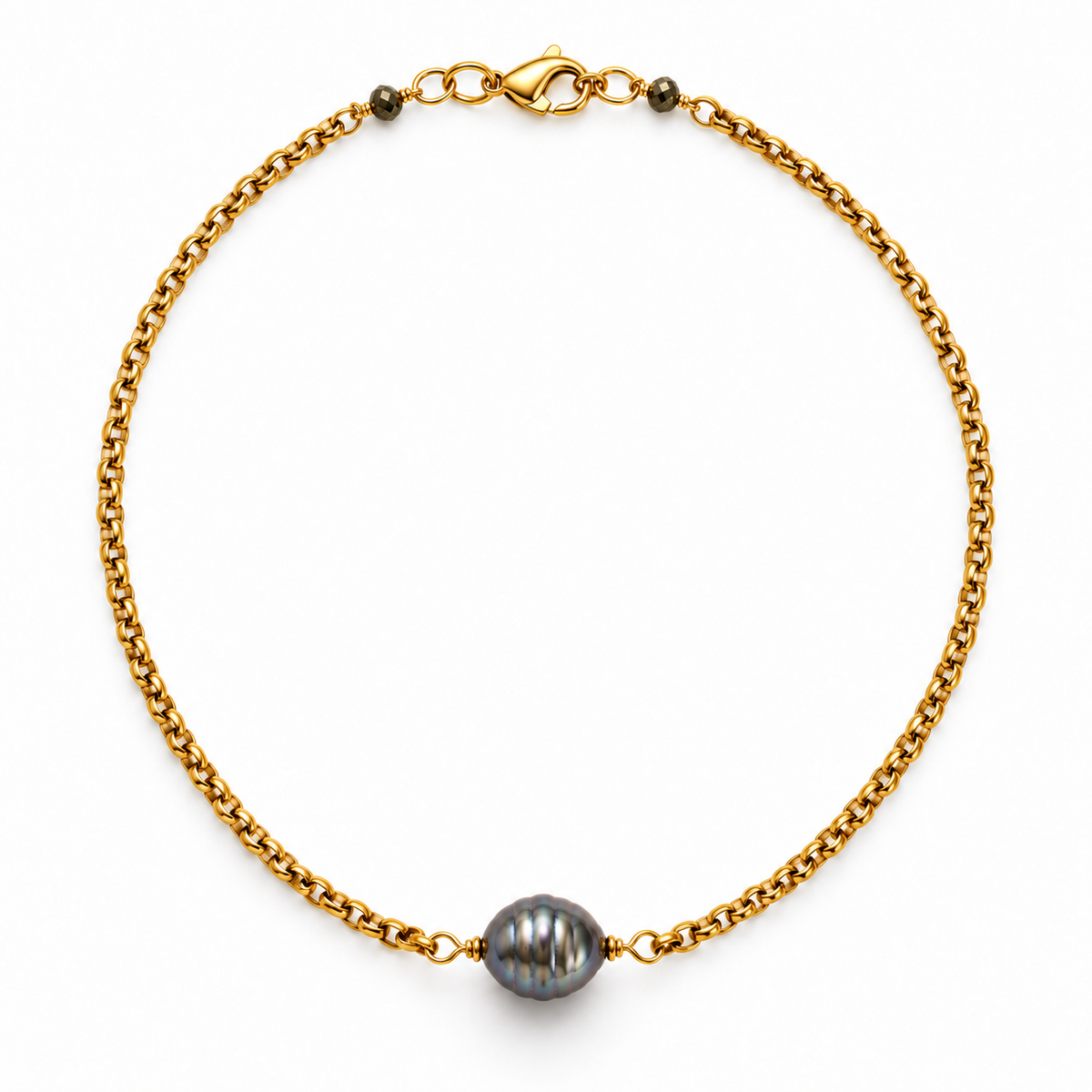 Black Freshwater Pearl Choker