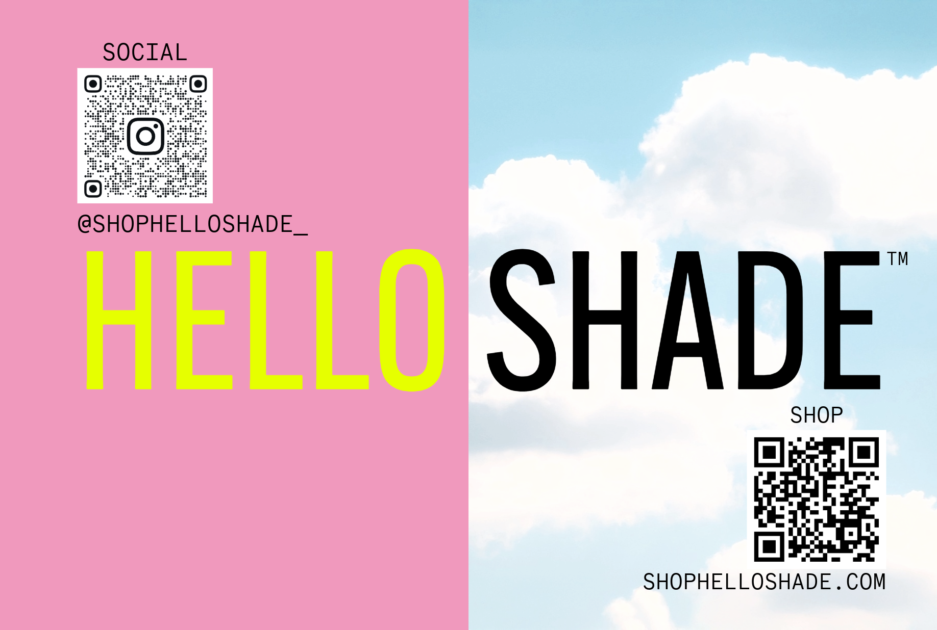 The Gift of SHADE - Gift Card