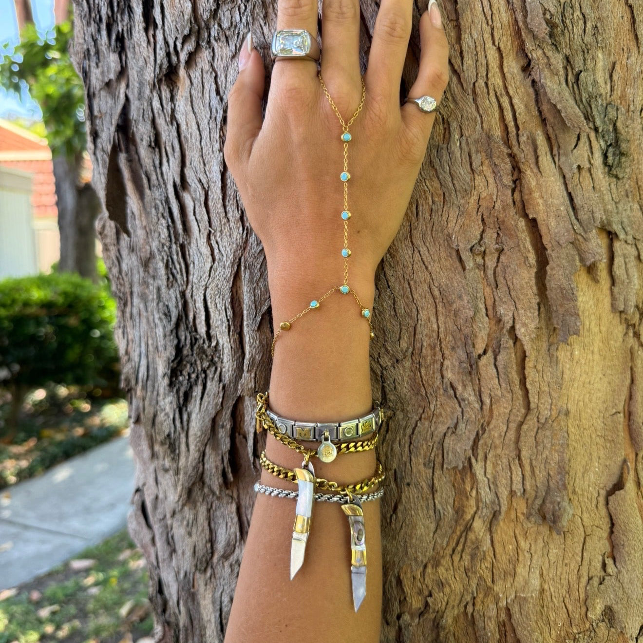 The Knife Bracelet/Bag Charm
