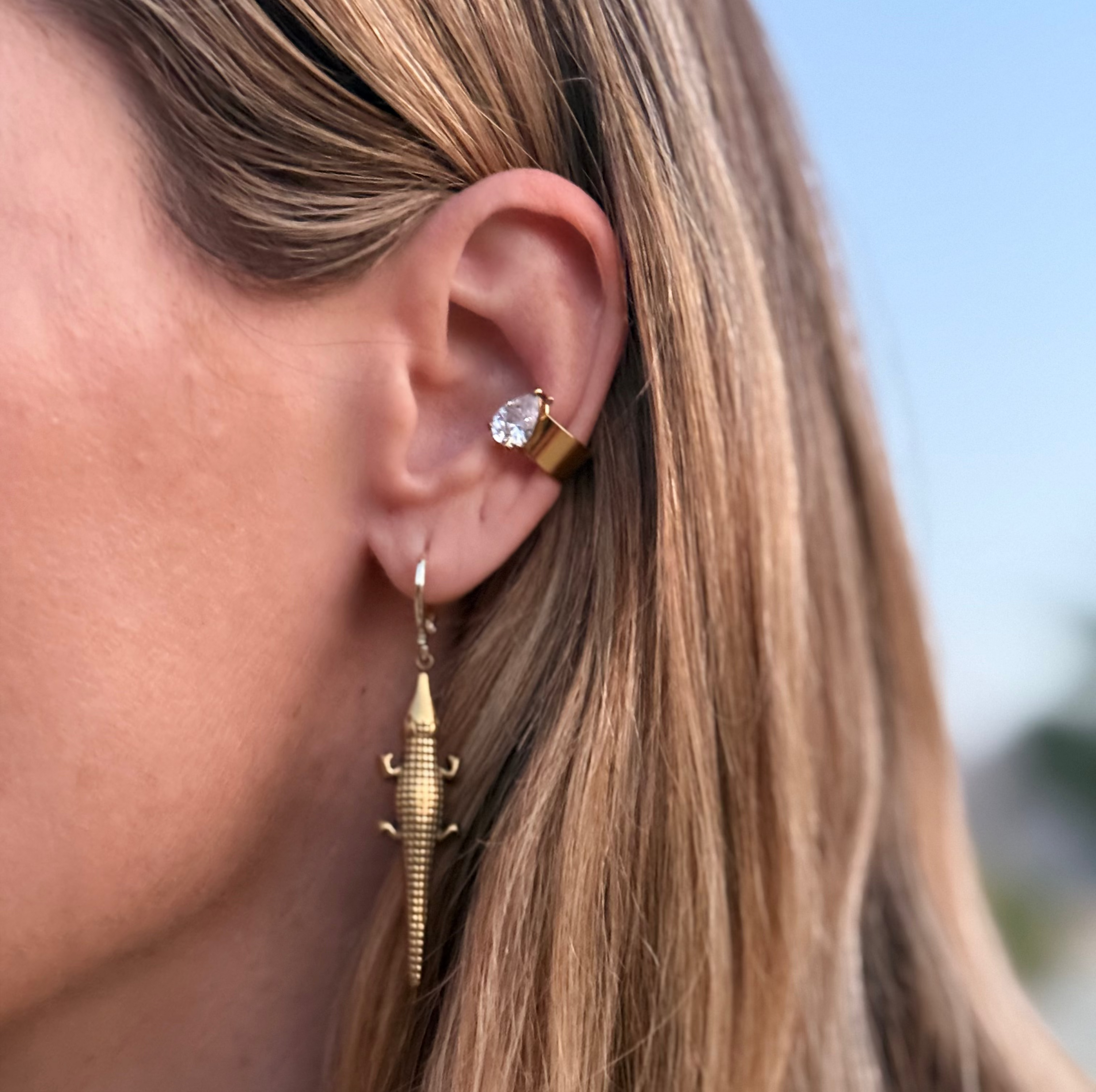 Teardrop Ear Cuff