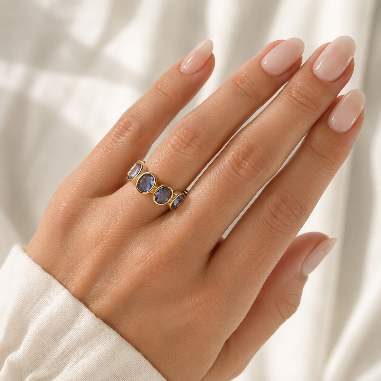 Purple Crystal Ring