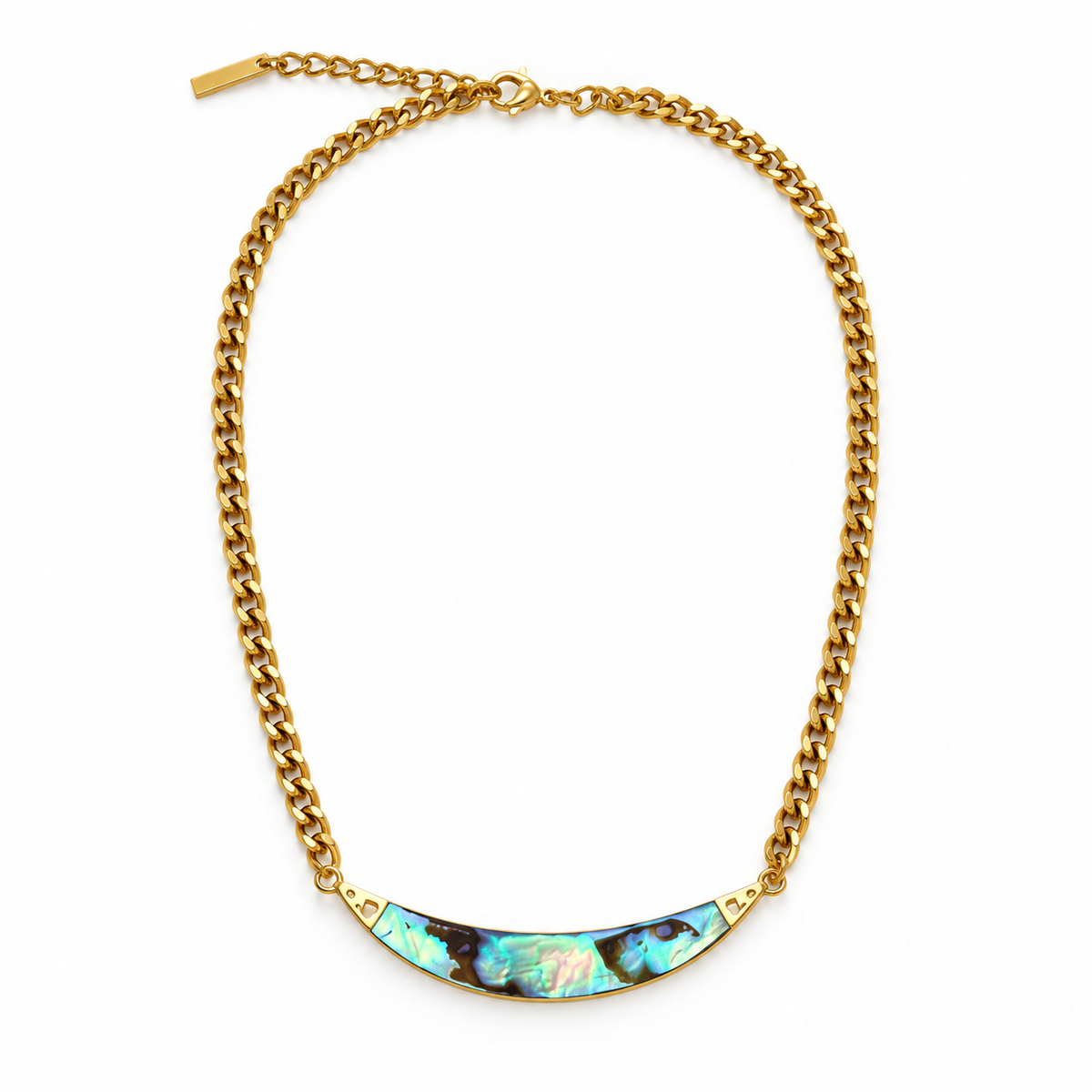 Abalone Moon Necklace