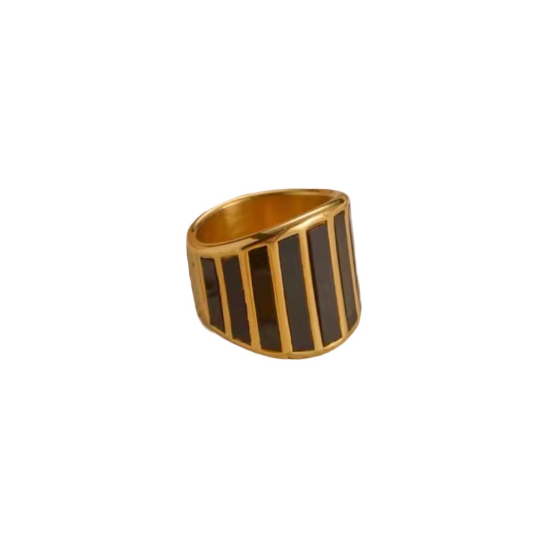 Piano Ring - Black Onyx