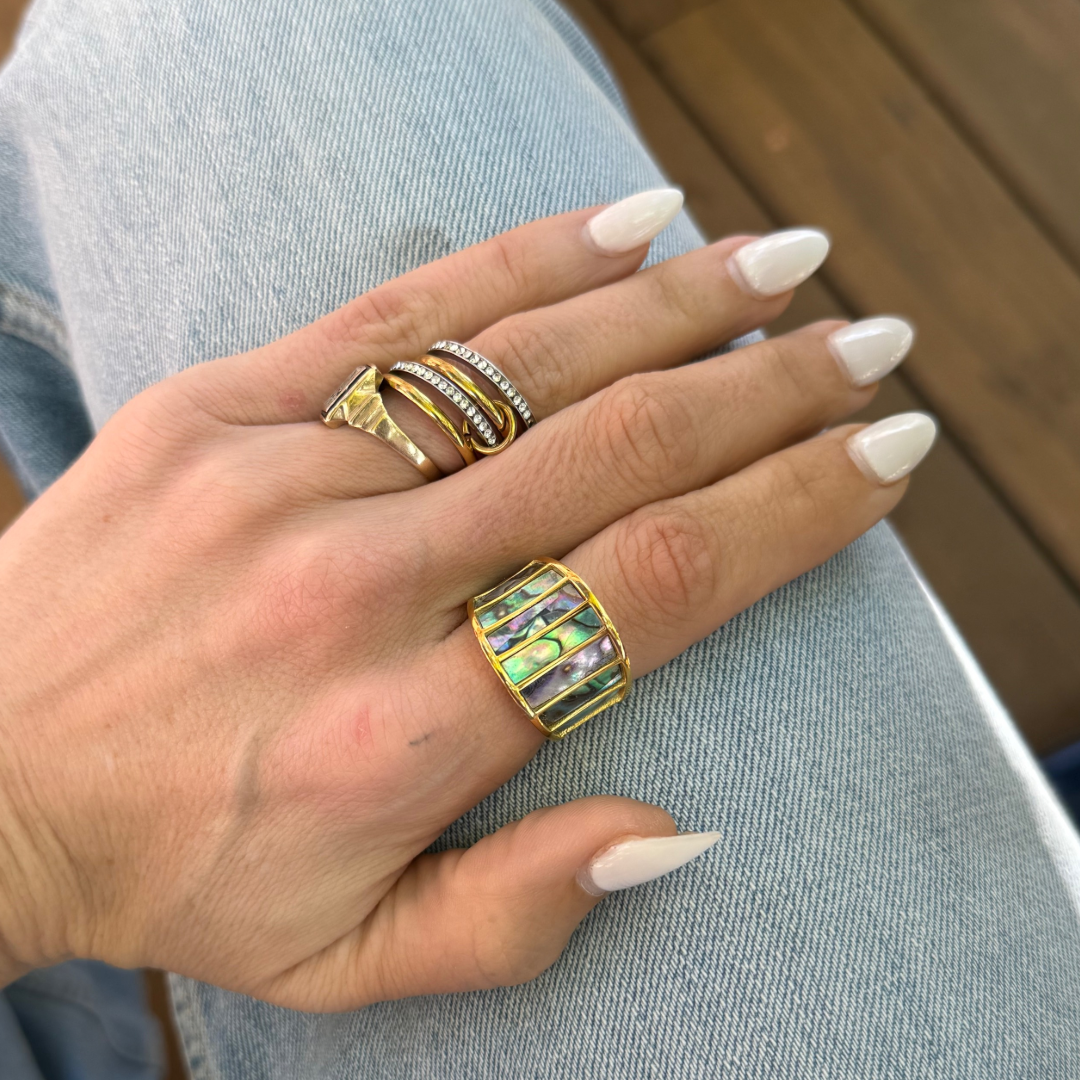 Piano Ring - Abalone