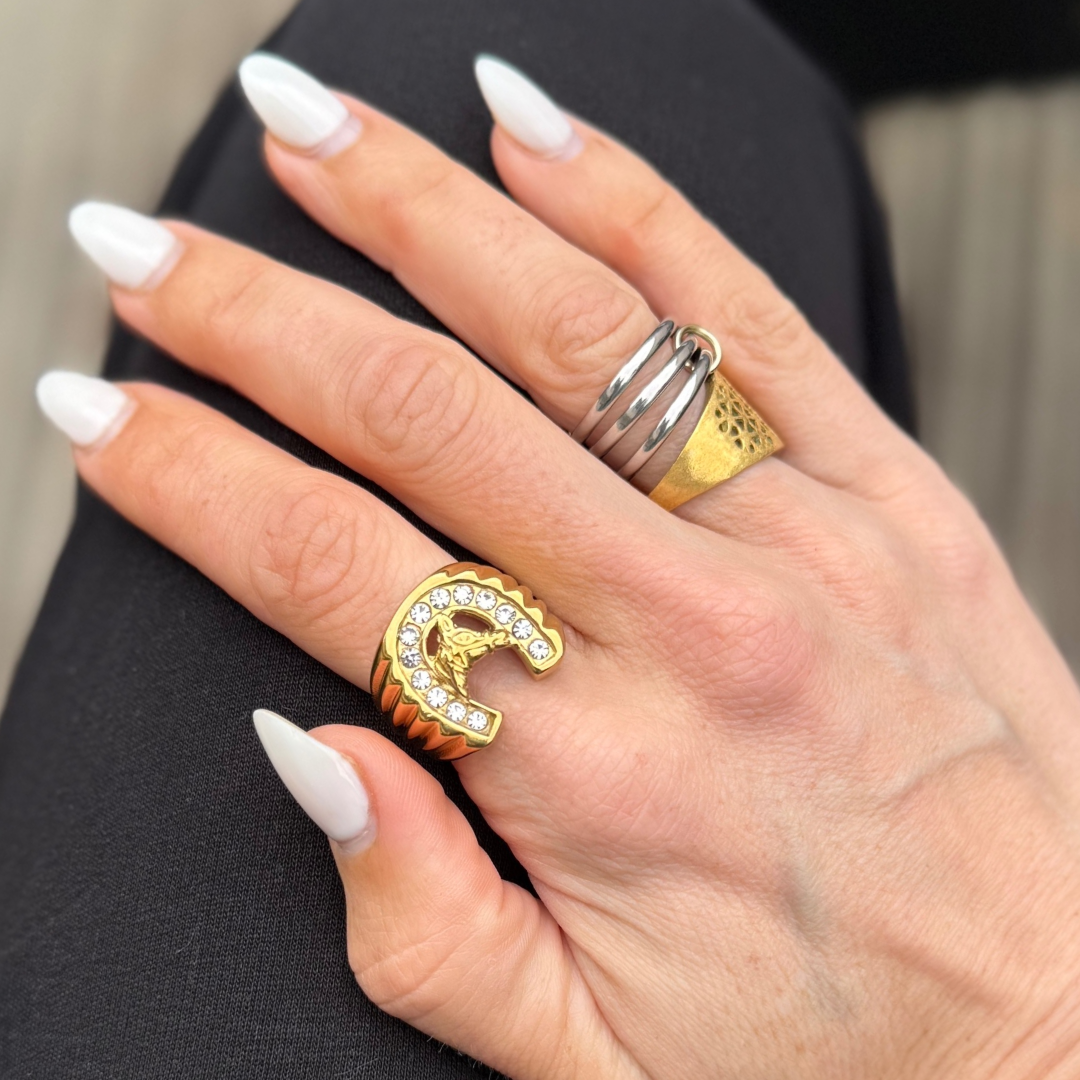 Chunky Horseshoe Ring