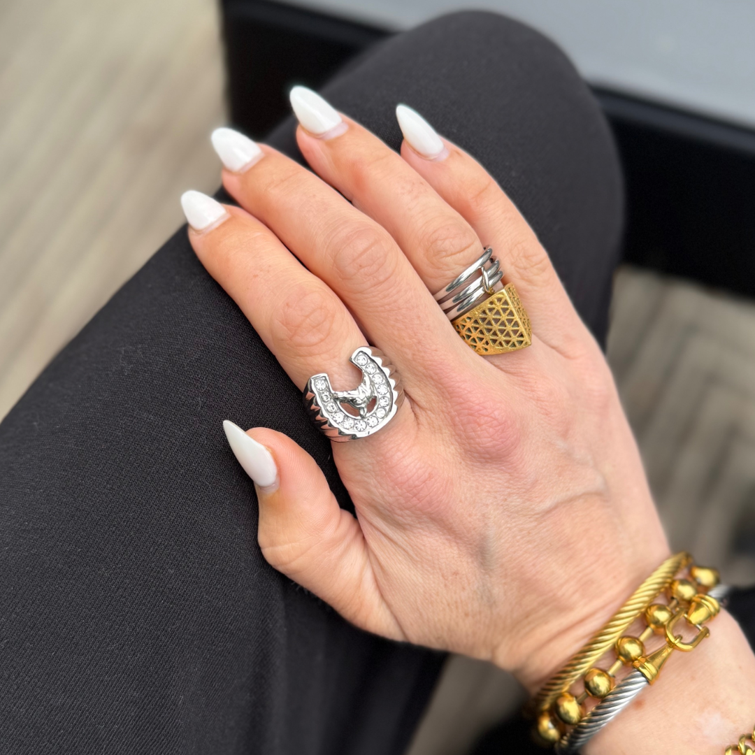 Chunky Horseshoe Ring