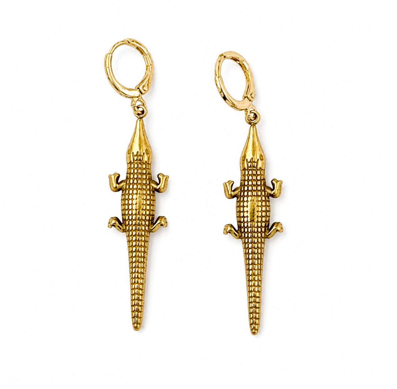 Crocodile Earrings