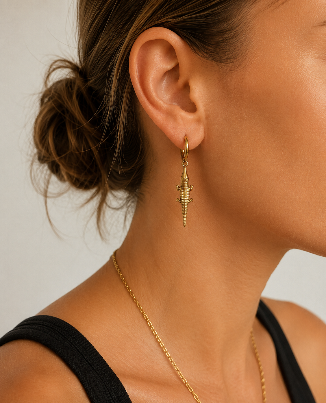 Crocodile Earrings