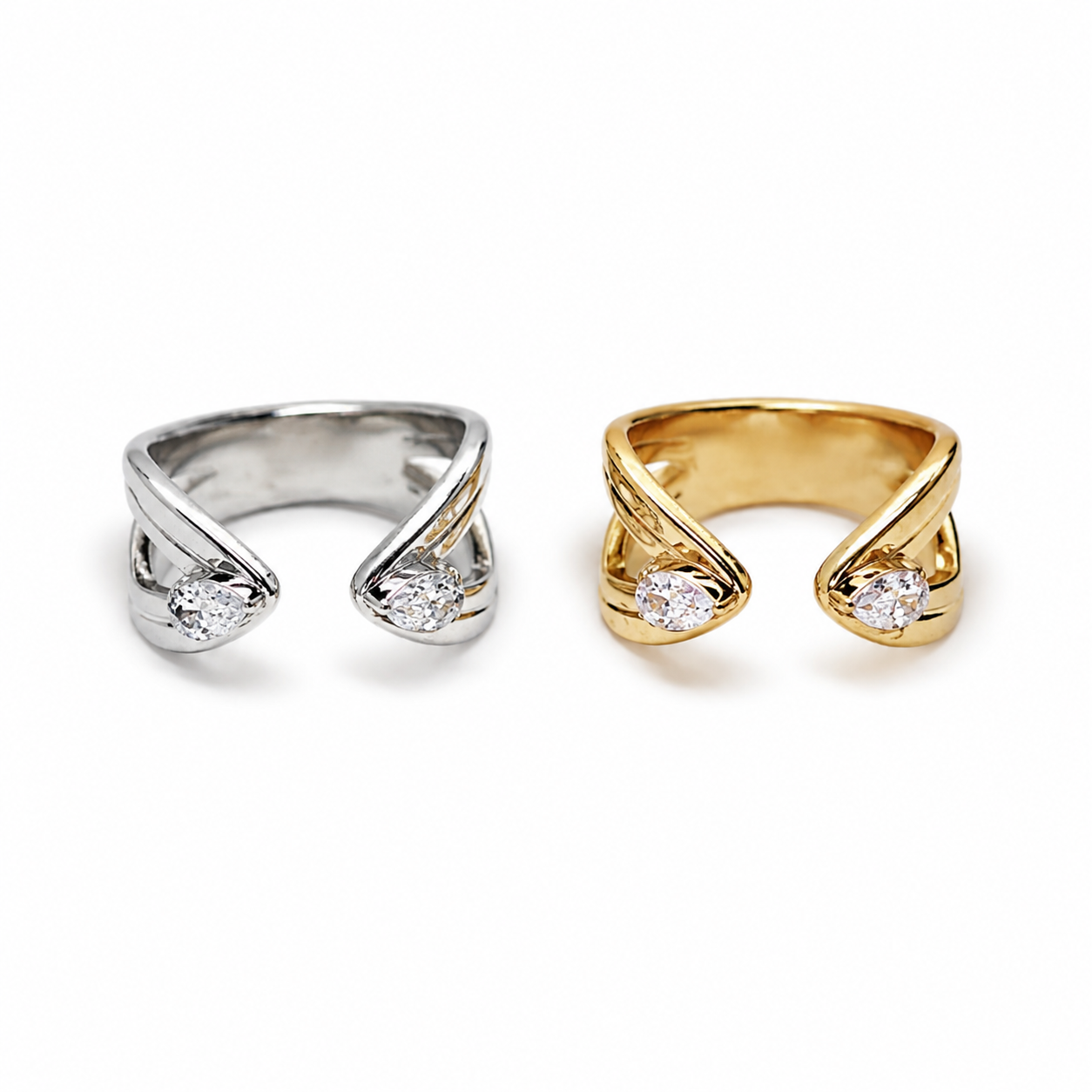 V Diamond Ring