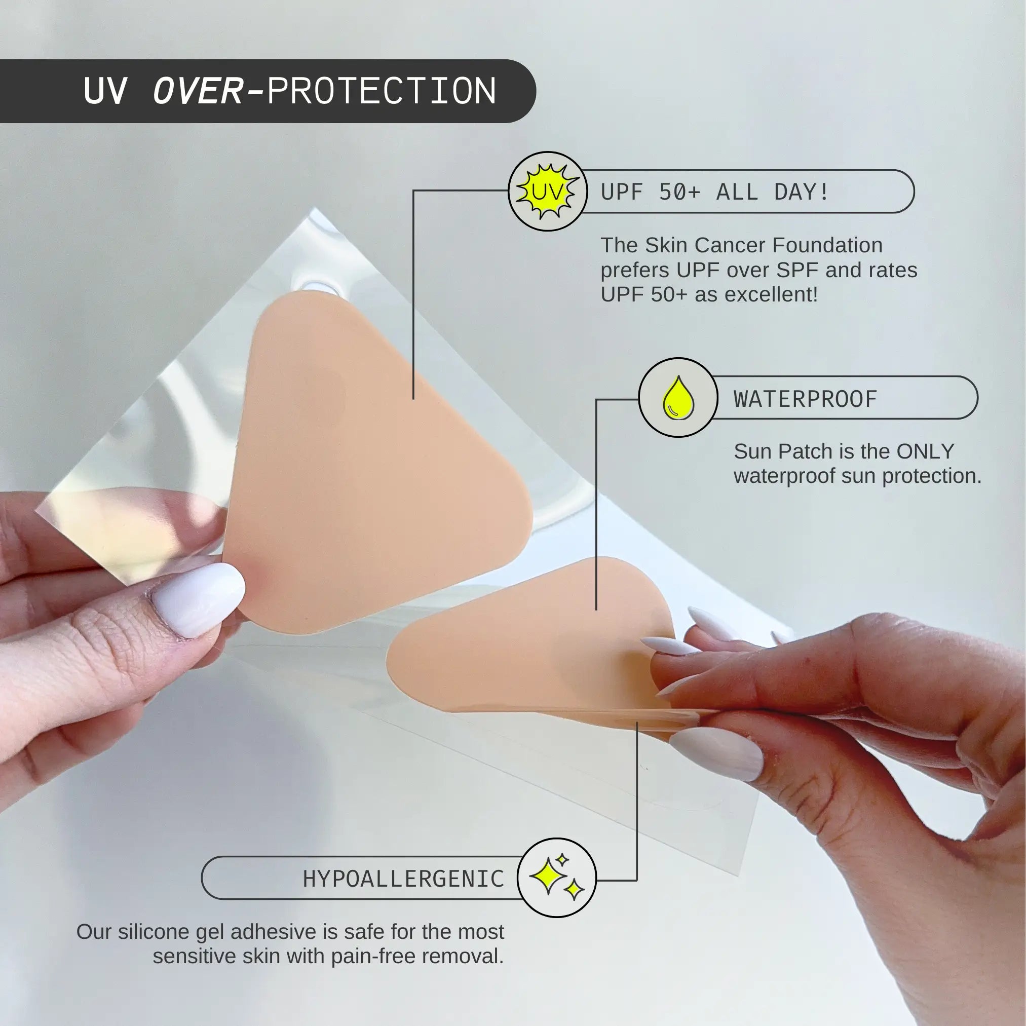 Hand + Cheek UV Protection by Sun Patch