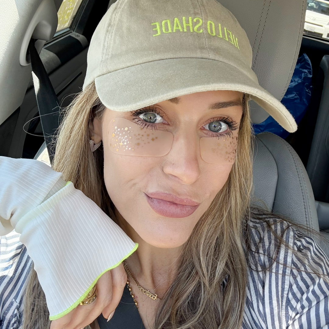 HELLO SHADE™ Dad Hat — Vintage Washed Tan